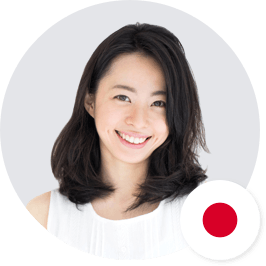 smiling person from japan